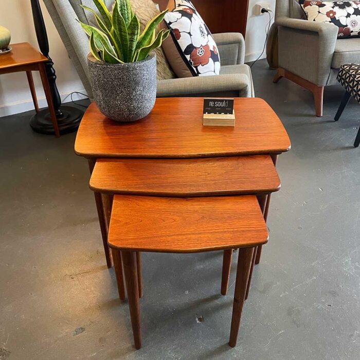 Mid Century Modern Danish Nesting Tables