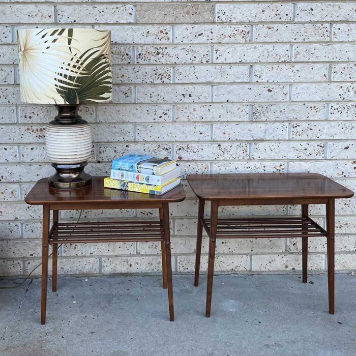 Mid Century Modern Danish Side Tables