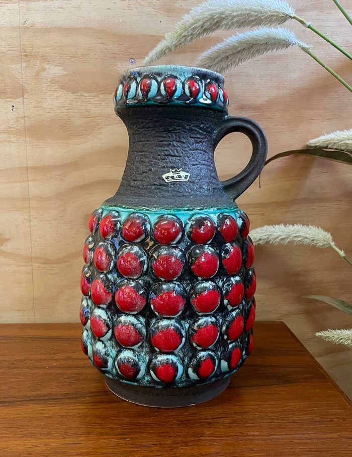 Bay Keramik bubble vase with handle