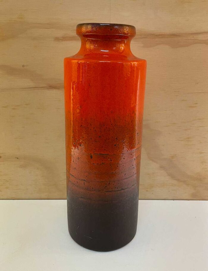 Scheurich Orange Glaze Vase