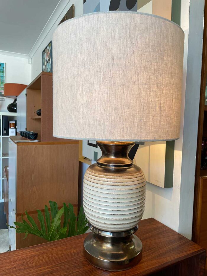 mid century modern lamp base by ellis australia