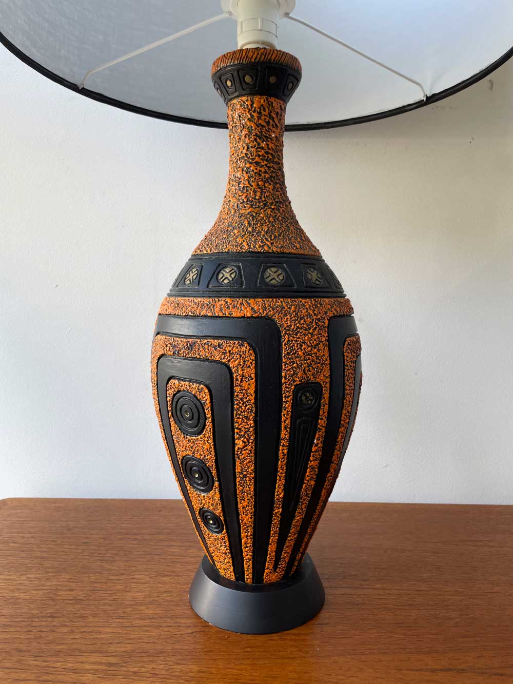 Mid century modern table lamp base - Image 2